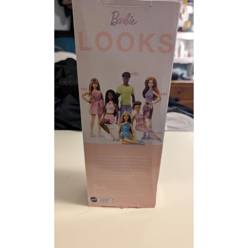 Barbie Looks Wave Four Doll in Pink Shimmer Jumpsuit - Picture 4 of 7